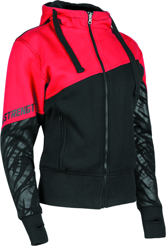 Speed and Strength Cat Outa Hell Hoody Red/Black Womens - XS