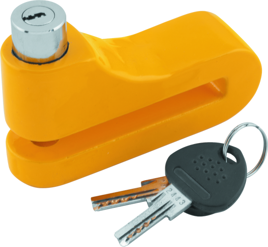 Bully Lock Disc Lock 10mm - Yellow