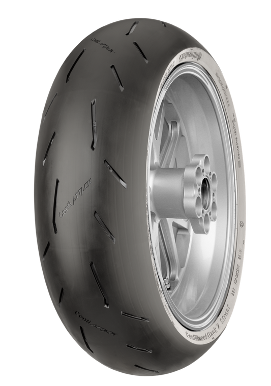 Continental ContiRaceAttack 2 Street - 180/55 ZR 17 M/C (73W) TL Rear