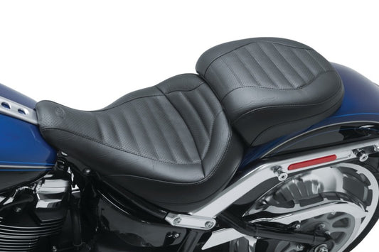 Mustang 18-23 Harley Fat Boy Standard Touring Passenger Seat - Black