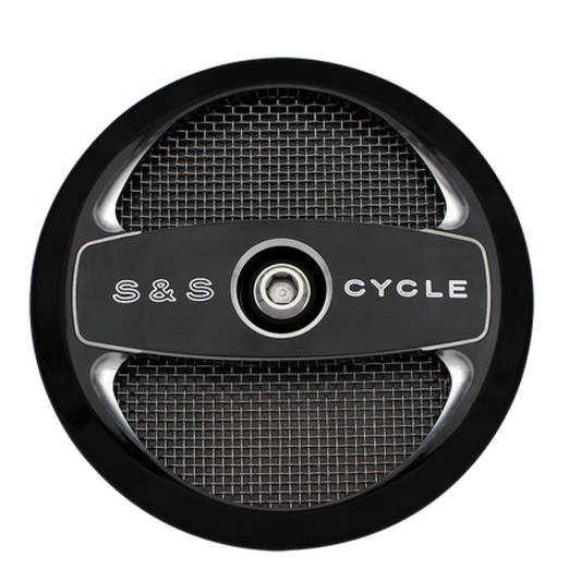 S&S Cycle Air 1 Air Cleaner Cover - Gloss Black