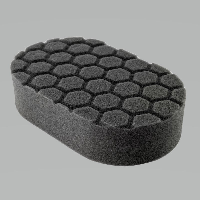 Chemical Guys Hex-Logic Finishing Hand Applicator Pad - Black - 3in x 6in x 1in