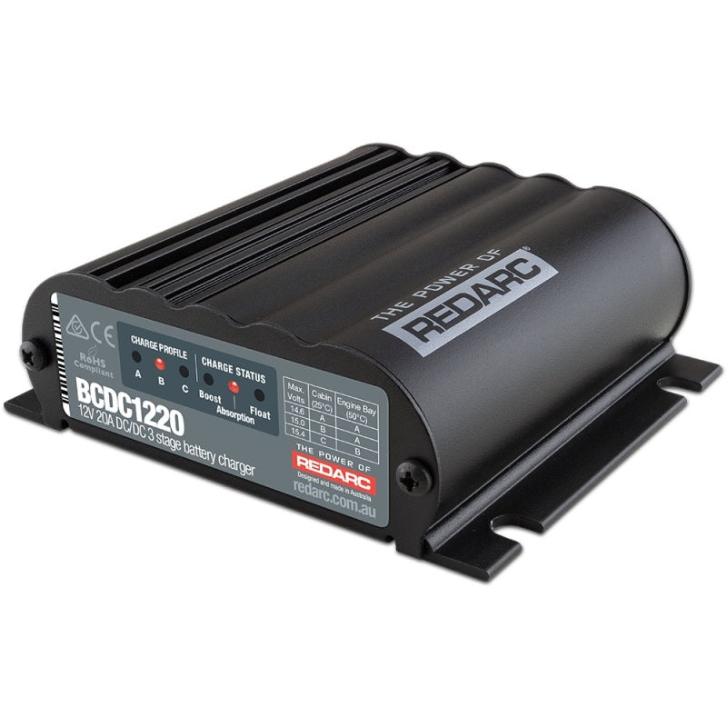 REDARC DC/DC 3-Stage In-Vehicle Battery Charger - 12V 20A