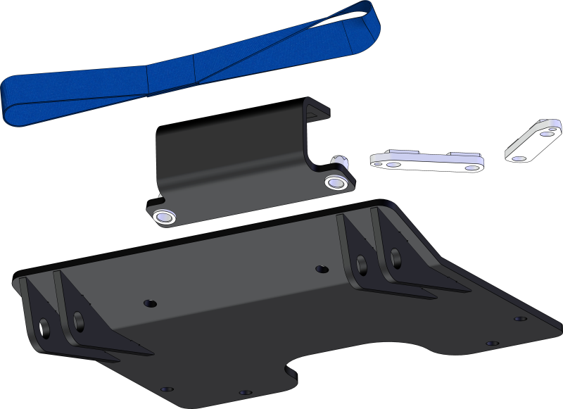 KFI 14-23 Kawasaki Teryx 800/ 4/ 08-13 Teryx 750/ 4 UTV Plow Mount