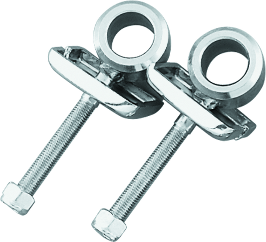 Bikers Choice 79-99 XL 73-E86 FL FX 82-94 FXR 80-83 FLT Chrome Axle Adjusters Replaces H-D 41530-84T