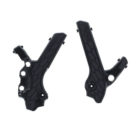 Acerbis 00+ Suzuki DRZ400E/S/SM Frame Guards- X-Grip - Black