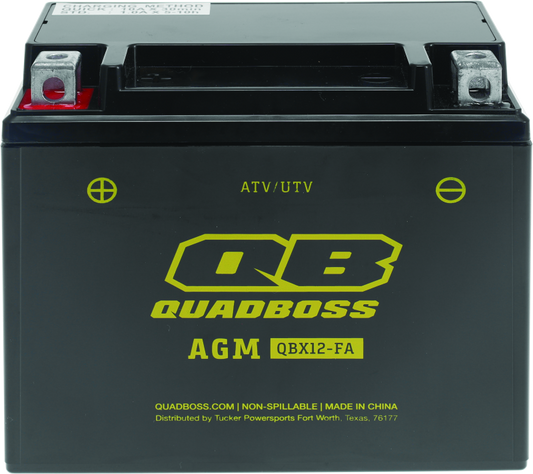 QuadBoss 06-10 Arctic Cat 250 2x4 AT Maintenance-Free AGM Battery