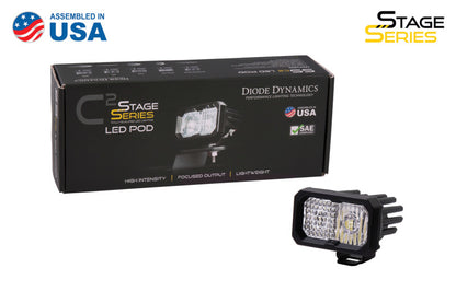 Diode Dynamics Stage Series 2 In LED Pod Sport - White Flood Standard ABL Each