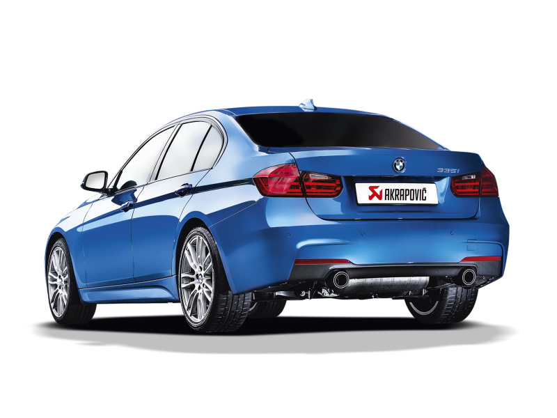 Akrapovic 12-15 BMW 335i (F30 F31) Evolution Line Cat Back (SS) w/ Carbon Tips (Req. Link Pipe)