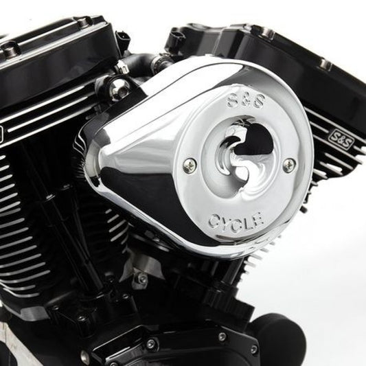 S&S Cycle 2007+ XL Sportster Models w/ Stock EFI Stealth Air Cleaner Kit w/ Chrome Teardrop Cover