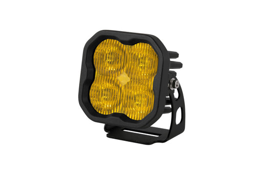 Diode Dynamics SS3 LED Pod Sport - Yellow SAE Fog Standard (Single)