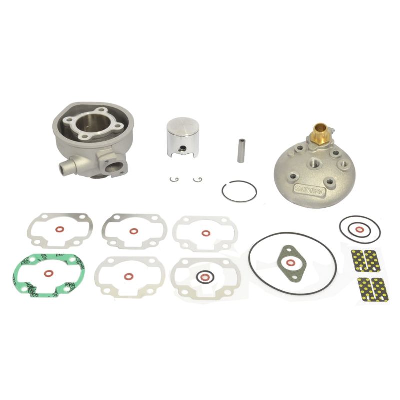 Athena 98-00 Aprilia 51 LC 50 47.6mm Bore 70cc 10mm Pin Domed Piston Big Bore Cylinder Kit w/Head