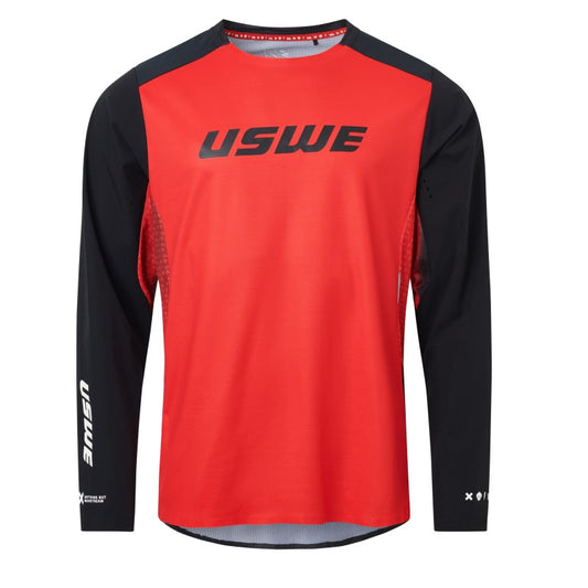 USWE Lera Off-Road Jersey Adult Flame Red - XL