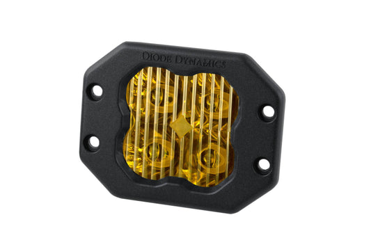 Diode Dynamics SS3 LED Pod Pro - Yellow Driving Flush (Single)