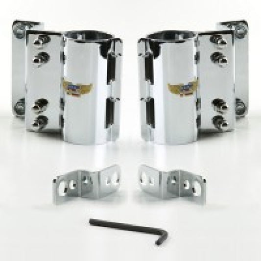 National Cycle 84-99 Yamaha XV750-1100 Wide Mount Chrome Kit