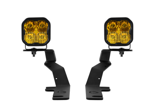Diode Dynamics 15-20 Ford F-150/Raptor Pro SS3 LED Ditch Light Kit - Yellow Combo