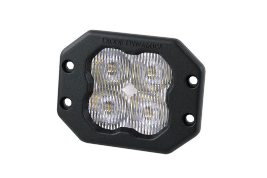 Diode Dynamics SS3 LED Pod Sport - White SAE Fog Flush (Single)