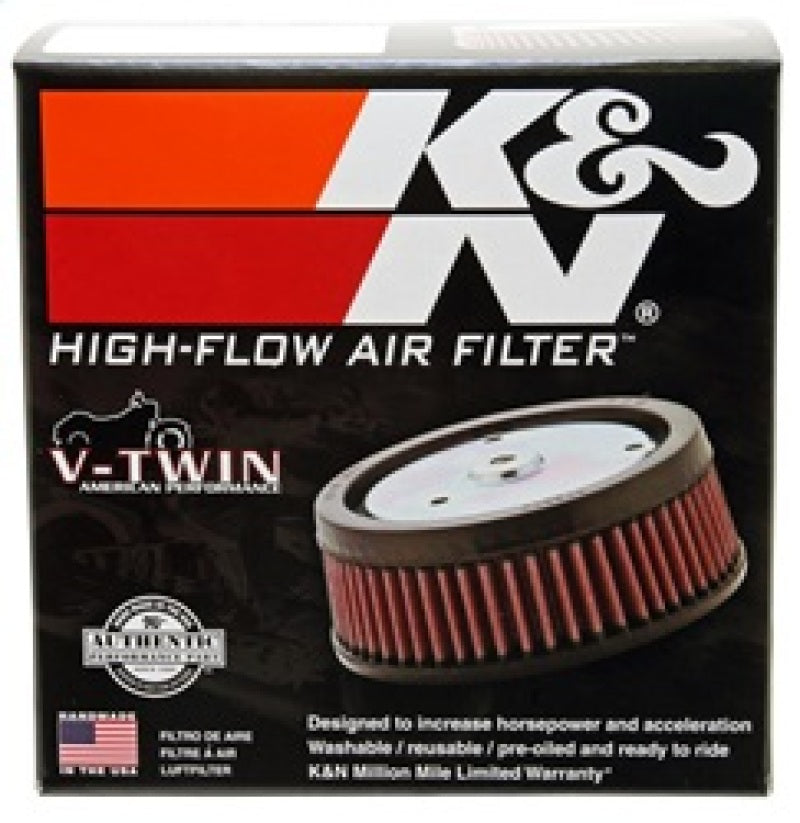 K&N Replacement Air Filter 5.5in Top OD x 6in Base OD x 2.313in H for Harley Davidson