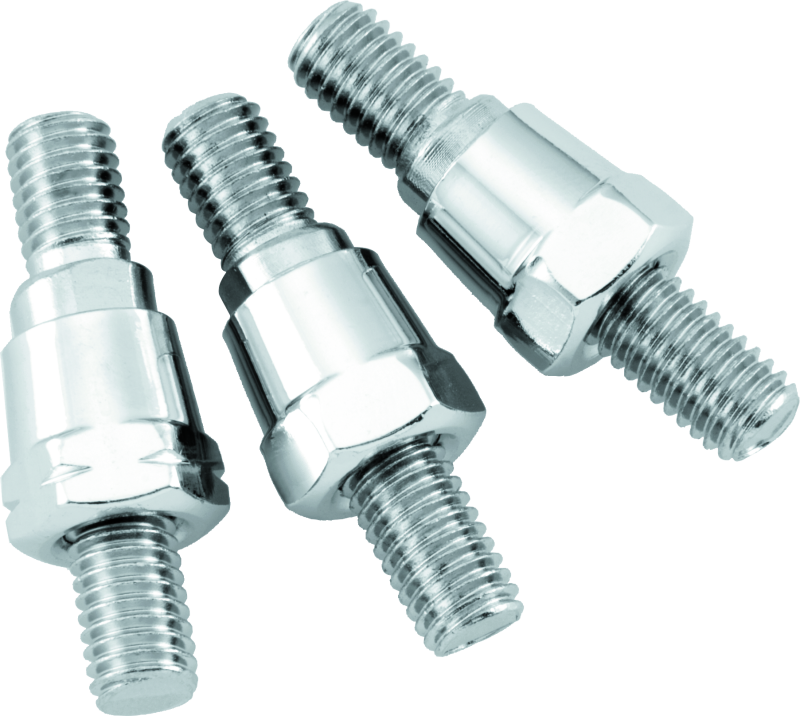 BikeMaster Mirror Adapters - 8mm Male to 10mm Male