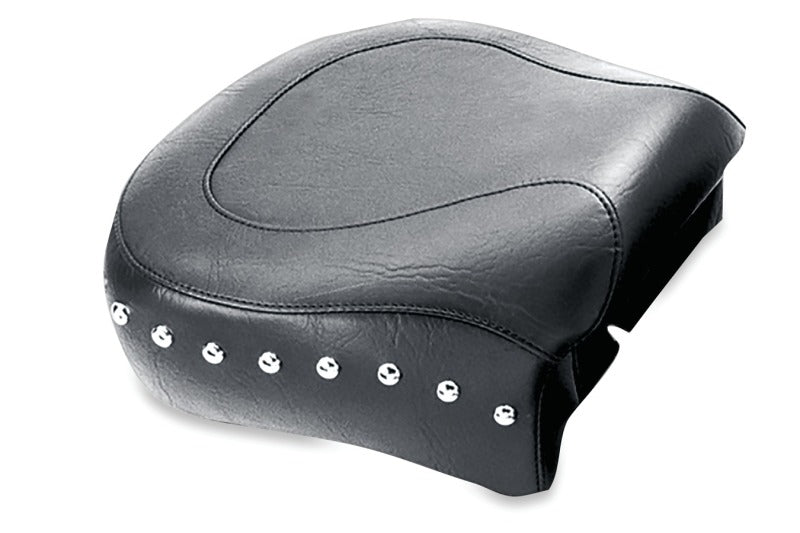 Mustang 82-03 Harley Sportster Wide Touring Passenger Seat w/Studs - Black