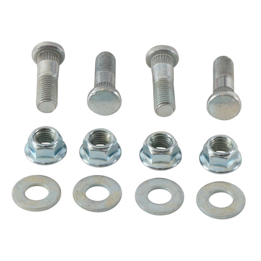 All Balls Racing 87-90 Suzuki LT-500R Wheel Stud & Nut Kit Rear