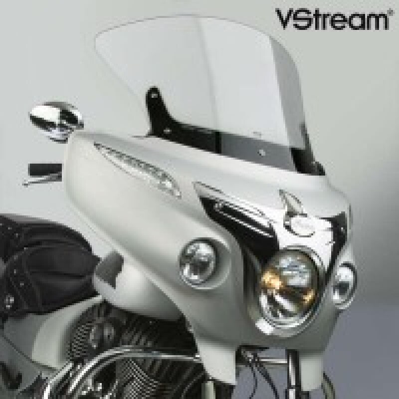 National Cycle 14+ Indian Chieftain/Roadmaster/Chieftain Classic VSstream Tall Windshield-Clear