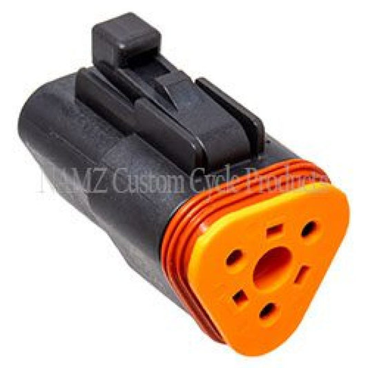 NAMZ Deutsch DT Series 3-Wire Plug & Wedgelock - Black (HD 72113-94BK)