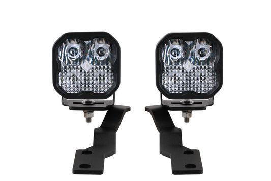 Diode Dynamics 16-21 Toyota Tacoma Sport SS3 LED Ditch Light Kit - White Combo