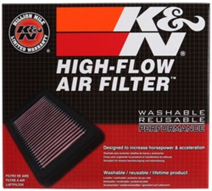 K&N Replacement Panel Air Filter for 2015 Hyundai Genesis Sedan 5.0L V8 (Left)