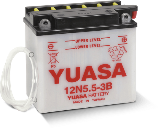 Yuasa 12N5.5-3B Conventional 12 Volt Battery