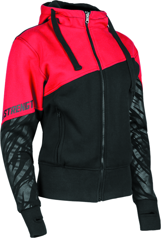 Speed and Strength Cat Outa Hell Hoody Red/Black Womens - 4XL