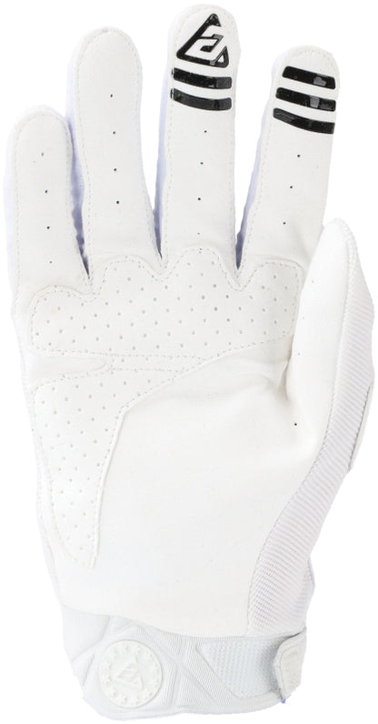 Answer 25 Peak Gloves White/Black Youth - XL