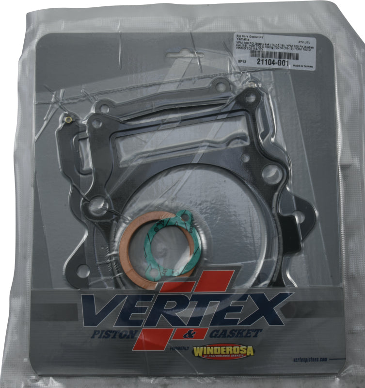 Cylinder Works 14-15 Yamaha YFM 700 D Grizzly 4x4 700cc +3mm Big Bore Top-End Gasket Kit 105mm