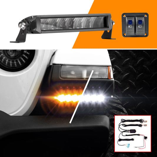 XK Glow Razor Light Bar Fog + Strobe Kit 6in