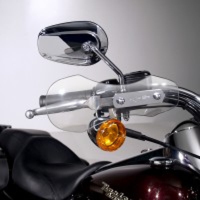 National Cycle 08-17 Harley Davidson FXDWG/FXDF/20-22 FXLRS/12-15 FLD Hand Deflectors-Lt Tint