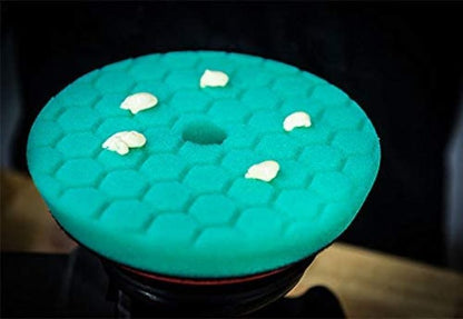 Chemical Guys Hex-Logic Quantum Heavy Polishing Pad - Green - 5.5in