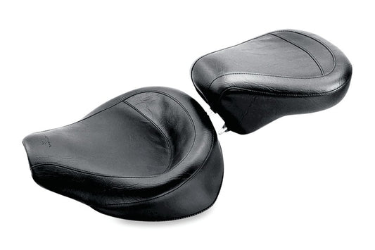 Mustang 58-84 Harley FX/FL Wide Touring Solo Seat - Black