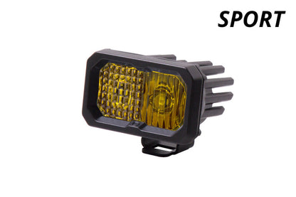 Diode Dynamics Stage Series 2 In LED Pod Sport - Yellow Driving Standard ABL Each