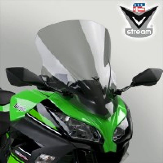 National Cycle 13-17 Kawasaki EX300 Ninja 300/250 V Stream/ Wave Mid/Std. Windshield-Light-Tint