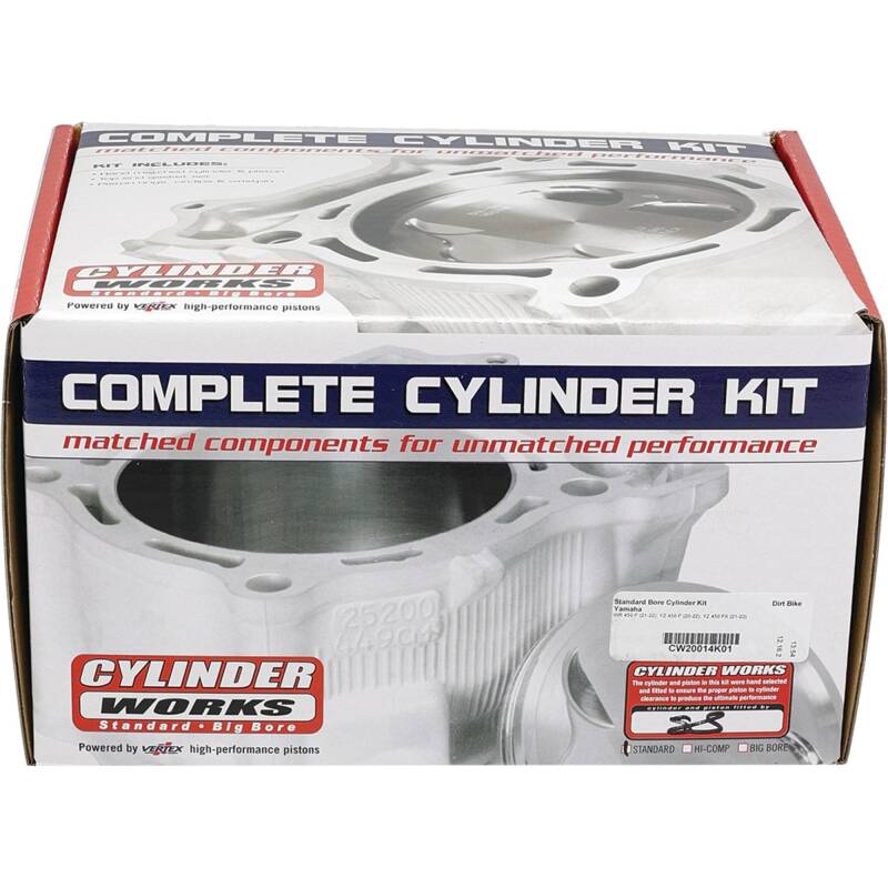 Cylinder Works 21-23 Yamaha WR 450 F 450cc Standard Bore Cylinder Kit