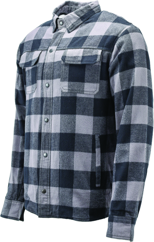 River Road Vise Flannel Moto Shirt - Large