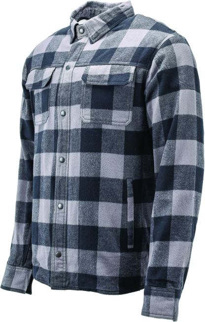 River Road Vise Flannel Moto Shirt - Large