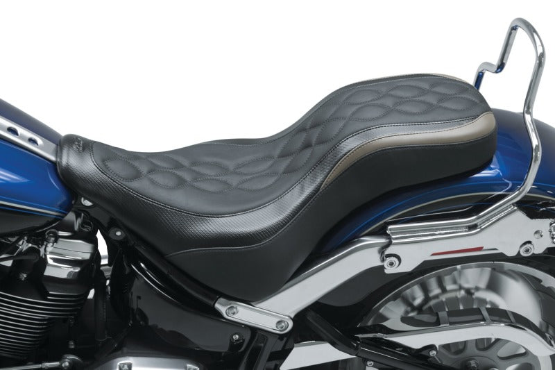 Mustang 18-23 Harley Fat Boy DayTripper 1PC Seat - Black