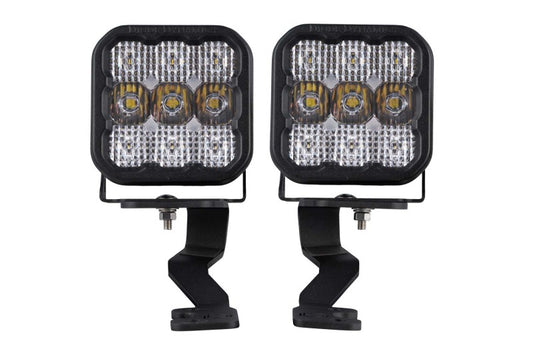 Diode Dynamics 2022 Toyota Tundra SS5 Pro Stage Series Ditch Light Kit - White Combo