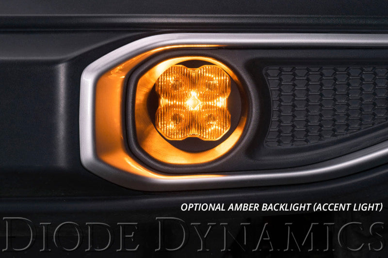 Diode Dynamics SS3 Ram Vertical LED Fog Light Kit Sport - White SAE Driving