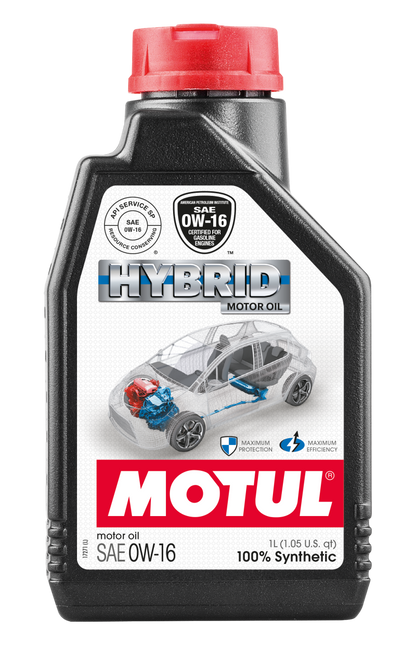 Motul 1L OEM Synthetic Engine Oil Hybrid 0W16 API SN - 1 Liter