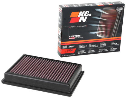 K&N 19-21 Ford Transit Connect L4-2.0L F/I Replacement Drop In Air Filter