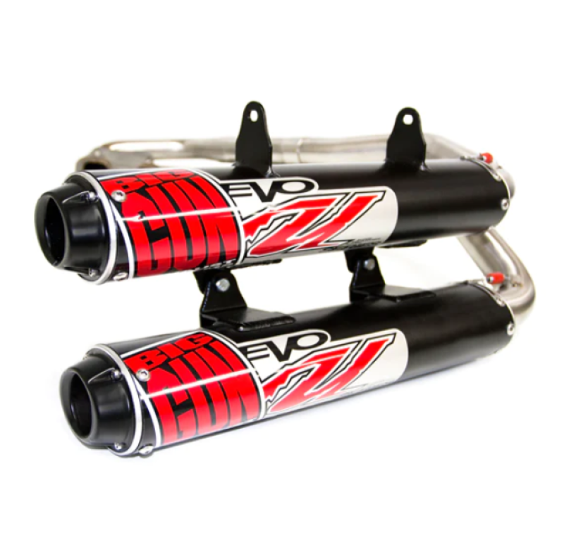 Big Gun 11-14 Polaris RZR XP 900/RZR XP 4 900 EVO U Series Dual Full Syst Exhaust