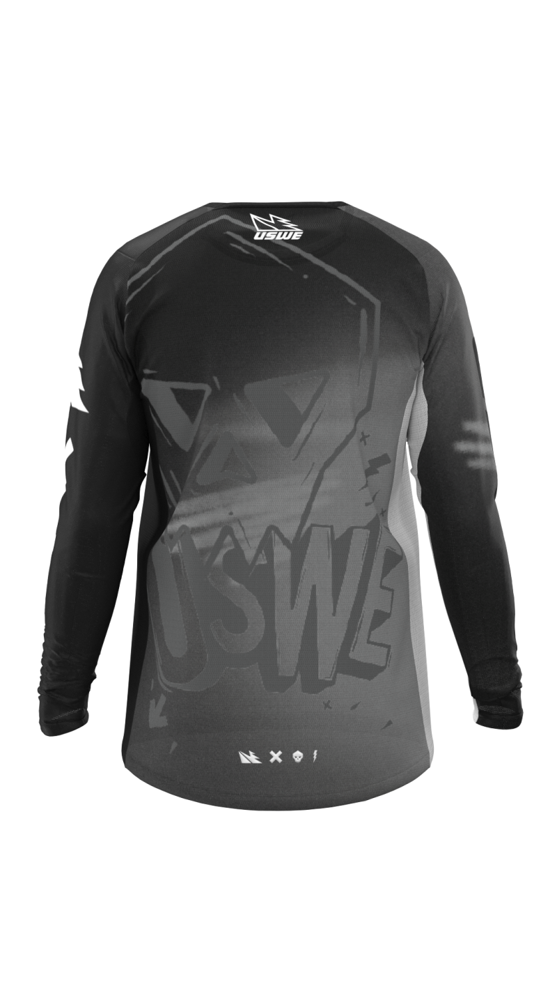 USWE Kalk Cartoon Off-Road Jersey Black - XS