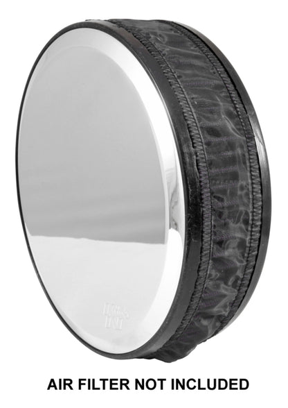 K&N Air Filter Wrap Black Round for Harley Davidson 91-97 Sportster/Glide/Softail/Fat Boy/Low Rider